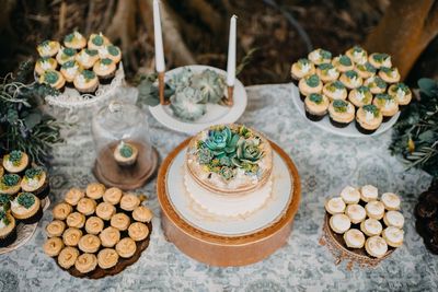 Jennifer Matteo Event Planning – Sarasota Wedding Planner- Selby Garden Wedding -rustic garden wedding - dessert table