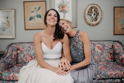 Jennifer Matteo Event Planning – Sarasota Wedding Planner- Selby Garden Wedding -rustic garden wedding -bride with mom