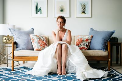 Sarasota wedding - Sarasota bride - Jennifer Matteo Event Planning - Sarasota Wedding Planner - Badgley Mischka Shoes - BHLDN