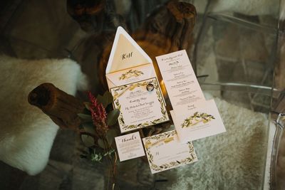Jennifer Matteo Event Planning – Florida wedding planner – Sarasota wedding planner – Sarasota luxury weddings – Siesta Key wedding – Sarasota boho wedding - invitation ensemble