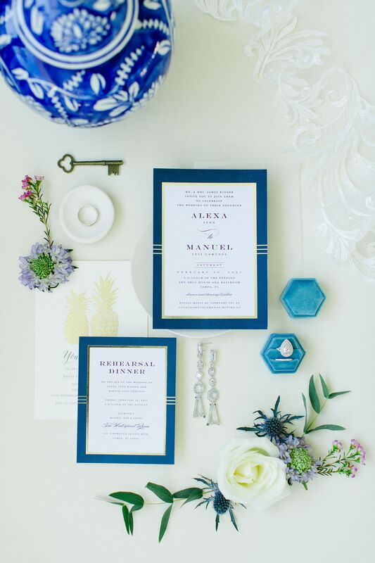 flatly photo blue nd white wedding invitations and wedding accessories