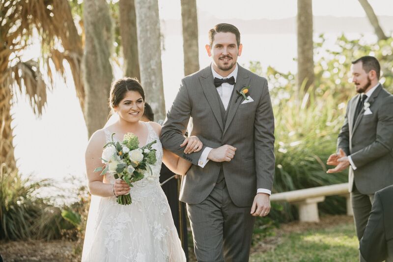 Bay Preserve at Osprey -Bay Preserve wedding – Sarasota wedding – Sarasota wedding planner – Sarasota luxury wedding planner - bride and groom - just married - Mr and Mrs