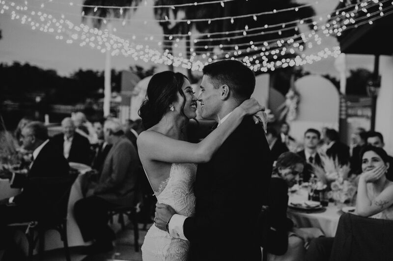 Tampa bride and groom during their first dance