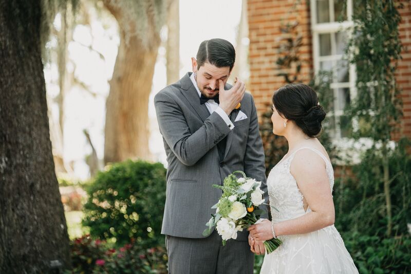 Bay Preserve at Osprey -Bay Preserve wedding – Sarasota wedding – Sarasota wedding planner – Sarasota luxury wedding planner - bride - groom - bride and groom - groom in tears