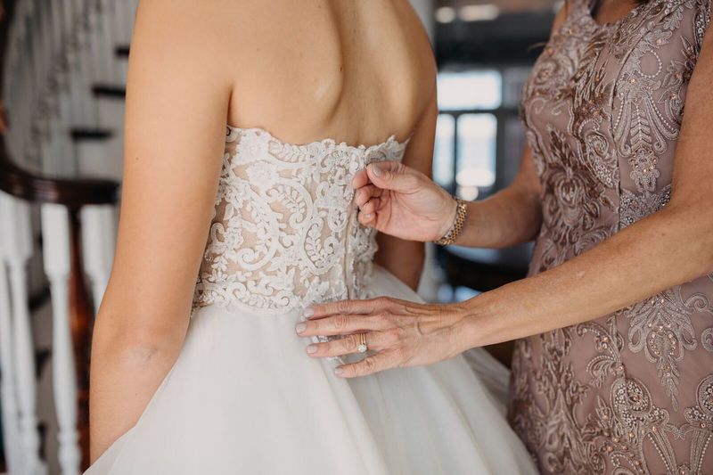 Sarasota Wedding Planner – Sarasota luxury wedding planner – Sarasota wedding – The Ringling - bride - wedding gown - wedding gown with buttons down the back