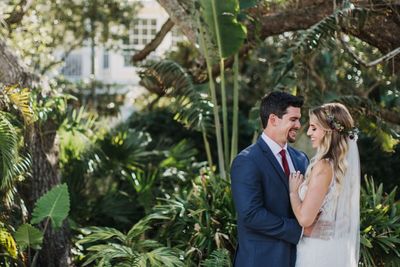 Jennifer Matteo Event Planning – Florida wedding planner – Sarasota wedding planner – Sarasota luxury weddings – Siesta Key wedding – Sarasota boho wedding - wedding portraits in the garden