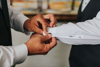 Jennifer Matteo Event Planning – Sarasota Wedding Planner- Mote Marine Laboratory – Longboat Island Chapel  - Florida Luxury Wedding Planner - groom getting ready