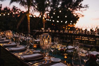 Jennifer Matteo Event Planning – Florida wedding planner – Sarasota wedding planner – Sarasota luxury weddings – Siesta Key wedding – Sarasota boho wedding - waterfront reception - market lights