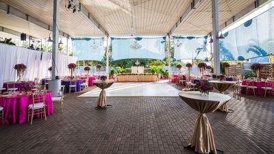 Jennifer Matteo Event Planning – Indian Weddings – Florida Indian wedding planner – Florida Indian weddings - oversized white dance floor