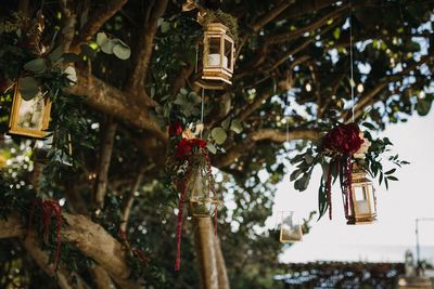 Jennifer Matteo Event Planning – Florida wedding planner – Sarasota wedding planner – Sarasota luxury weddings – Siesta Key wedding – Sarasota boho wedding - lanterns hanging from trees